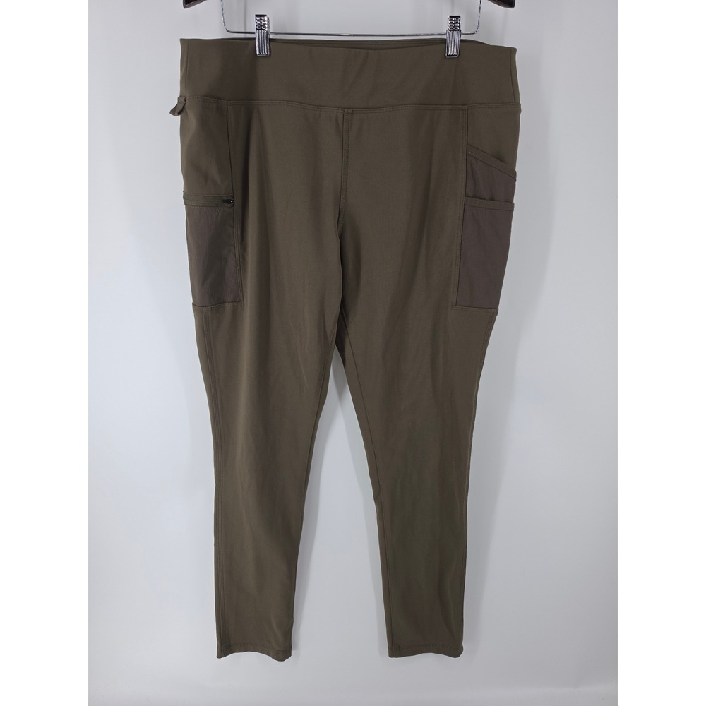 Carhartt Force Fitted Utility Leggings Olive Green XL Regular BN3609-W